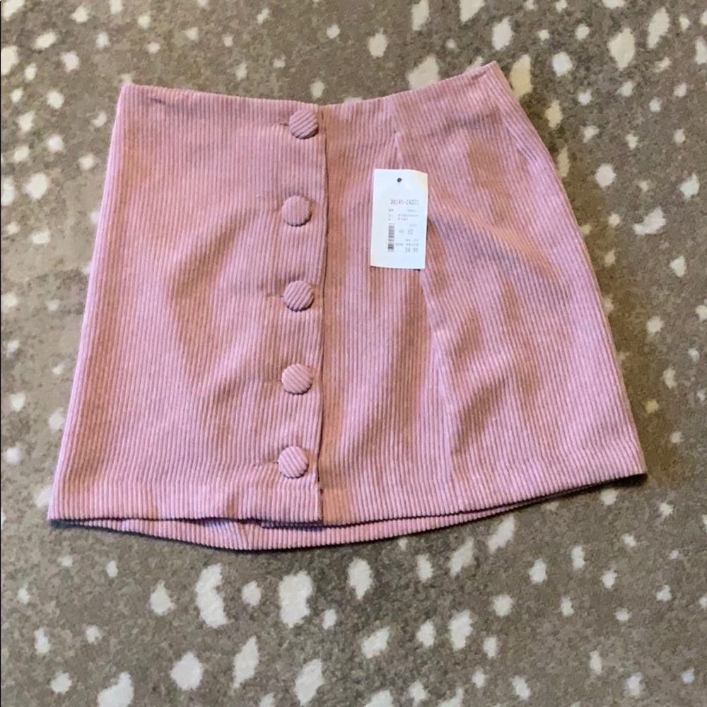 Wild honey corduroy mini skirt